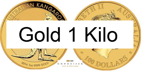Goldmünzen 1 Kilo